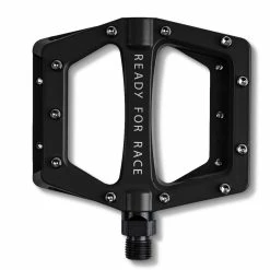 Cube RFR Pedale Flat CMPT | Schwarz