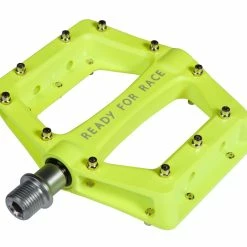 Cube RFR Pedale Flat RACE | Neon Yellow