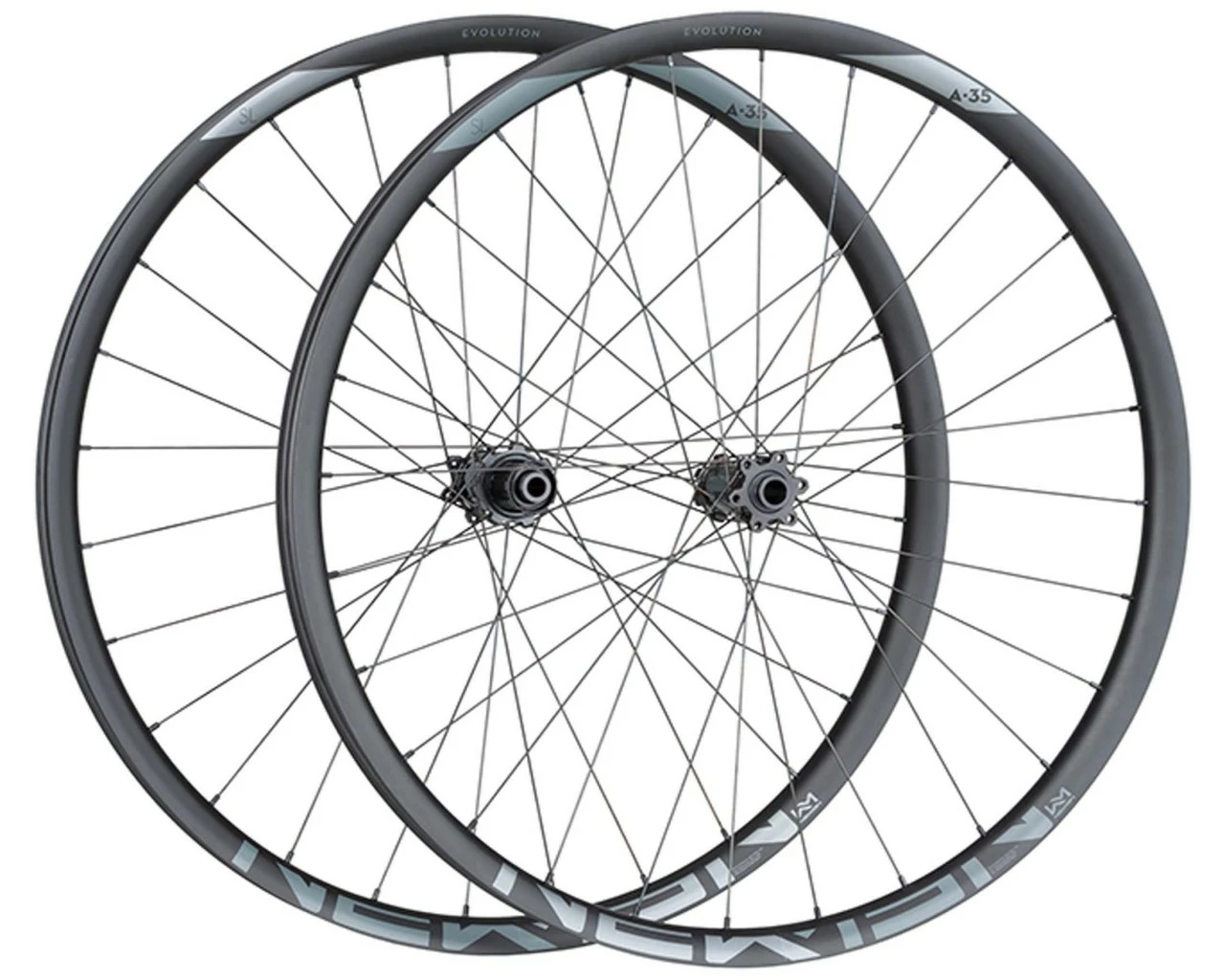 Newmen Laufrad Evolution SL A.35 27.5 Zoll 12x148 Straight Pull 6Bolt SL 28h Shimano – Bild 2