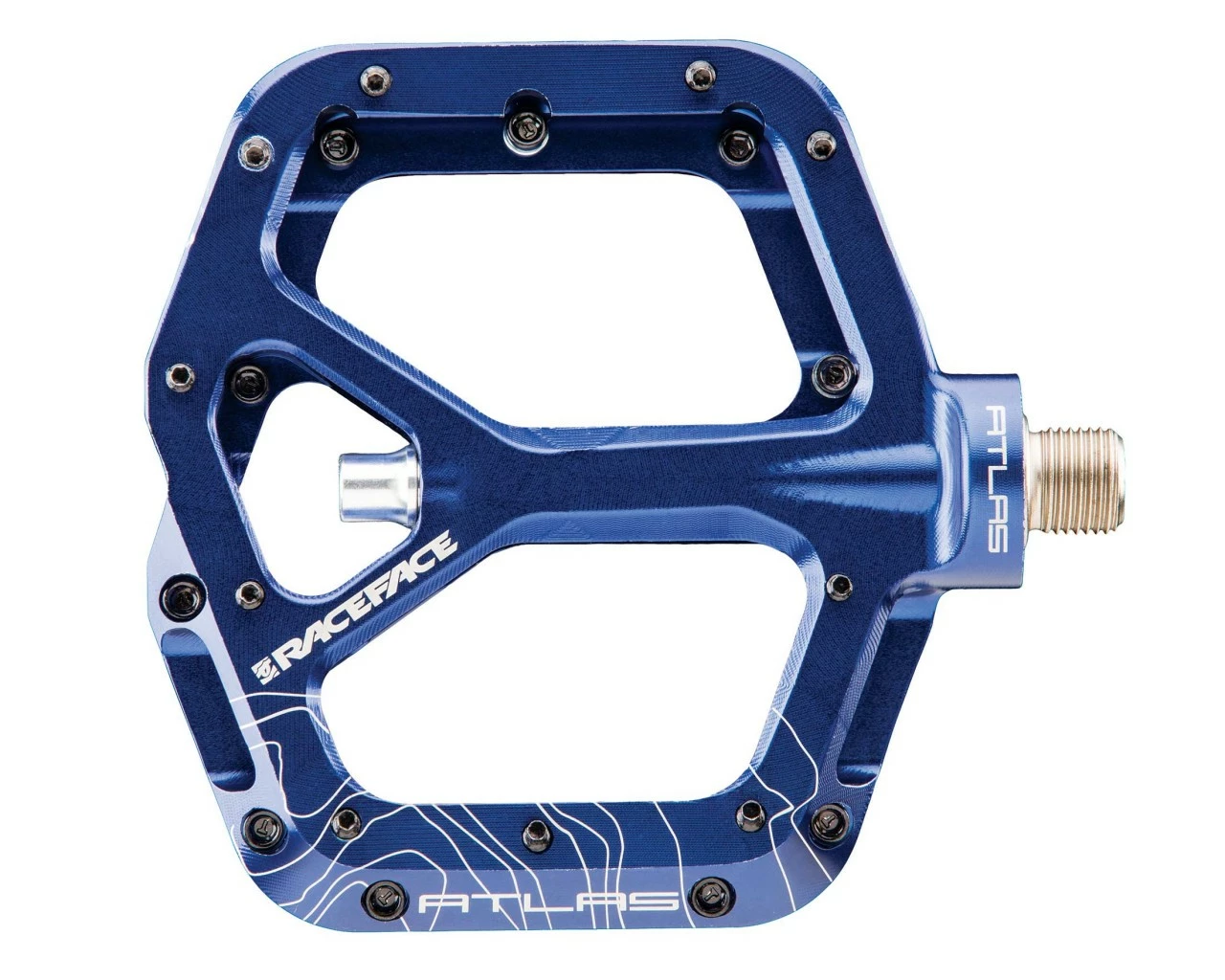 Race Face Atlas Plattform Pedale (Paar) | Blue 3 Race Face Atlas Plattform Pedale (Paar) | Blue